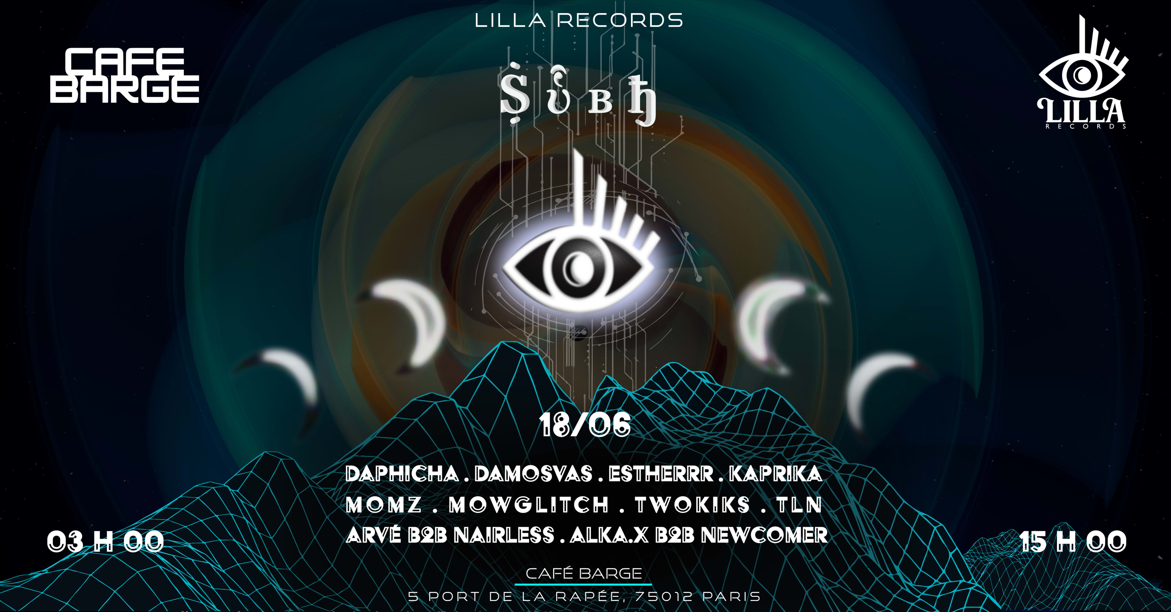 Lilla Afterparty @Cafébarge - 18.06 (Nuit Du Samedi)