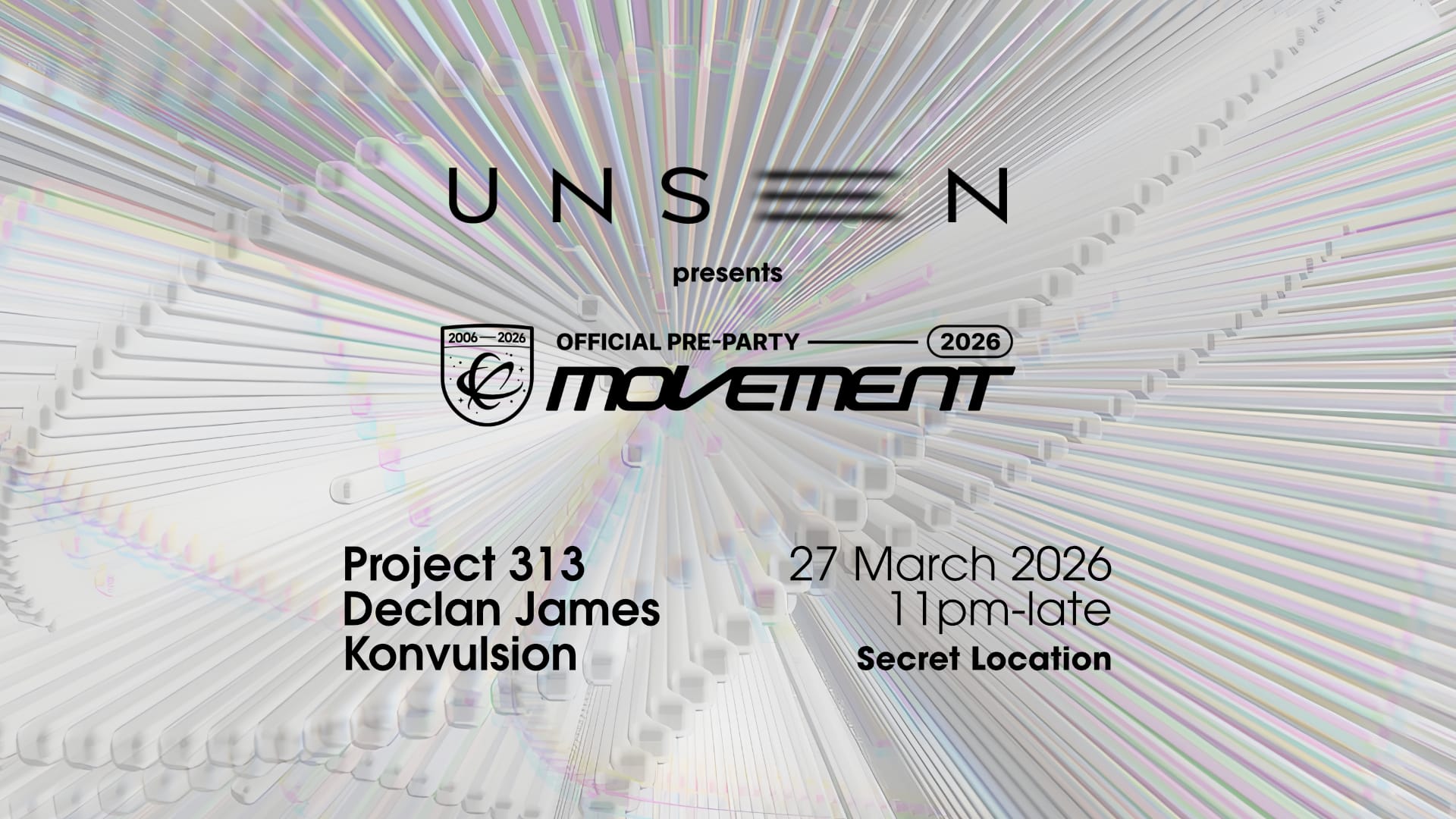 Unseen Presents: Official Movement Pre-Party