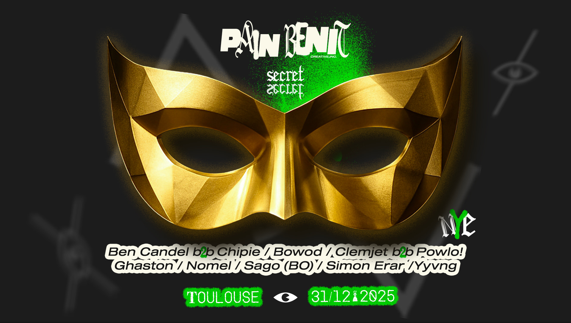 Nouvel An Toulouse - Warehouse Secret Nye 26