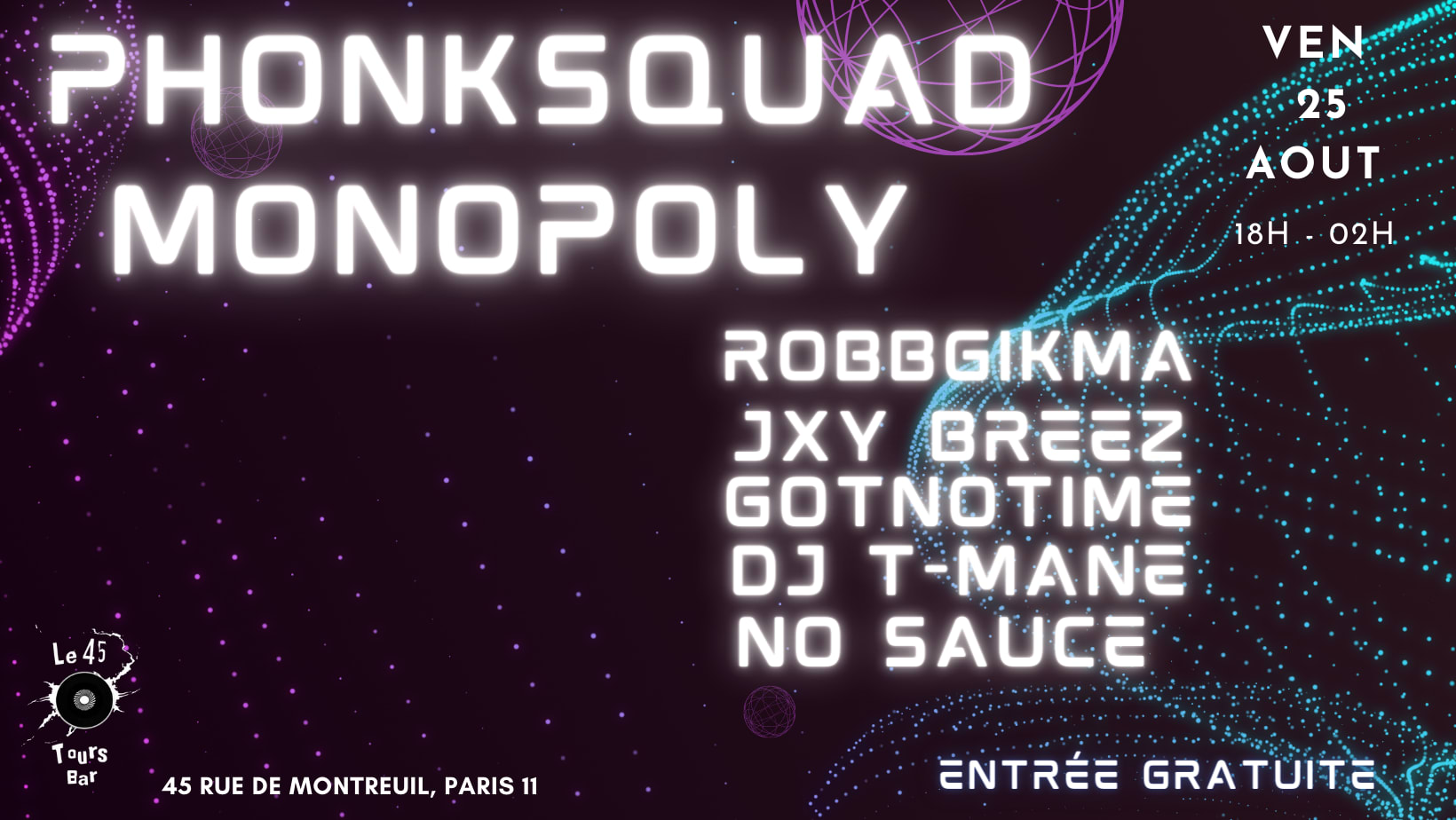 Phonksquad Monopoly W/ La Phonkerie & Friends