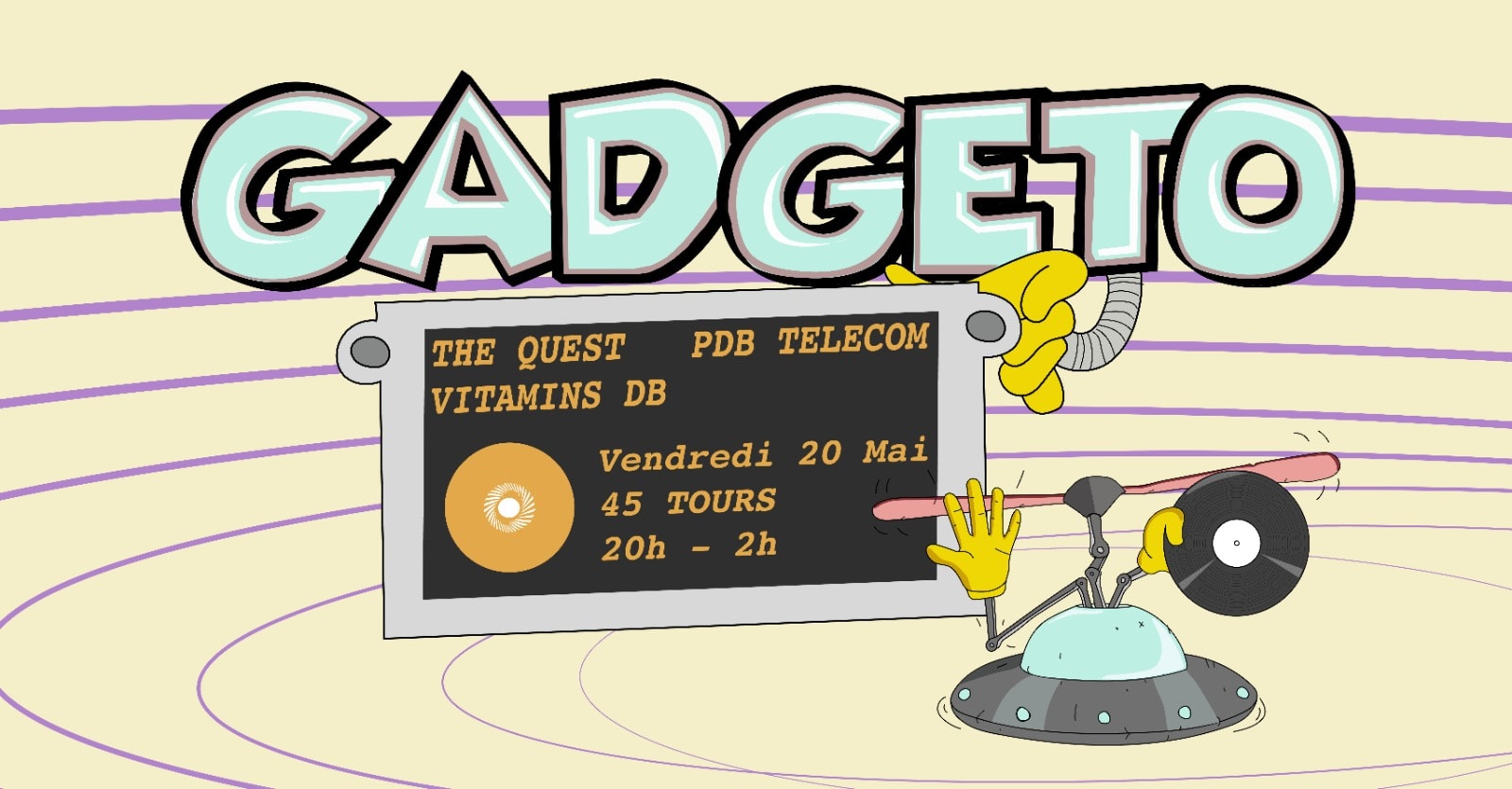 Gadgeto Première - 45 Tours