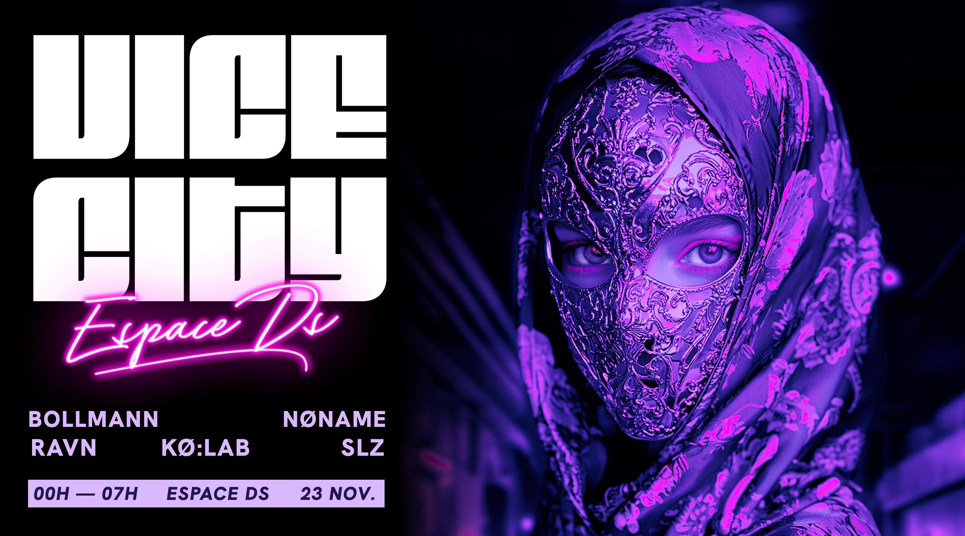 Vice City W/ Bollmann, Kø:Lab, Nøname, Ravn & Slz