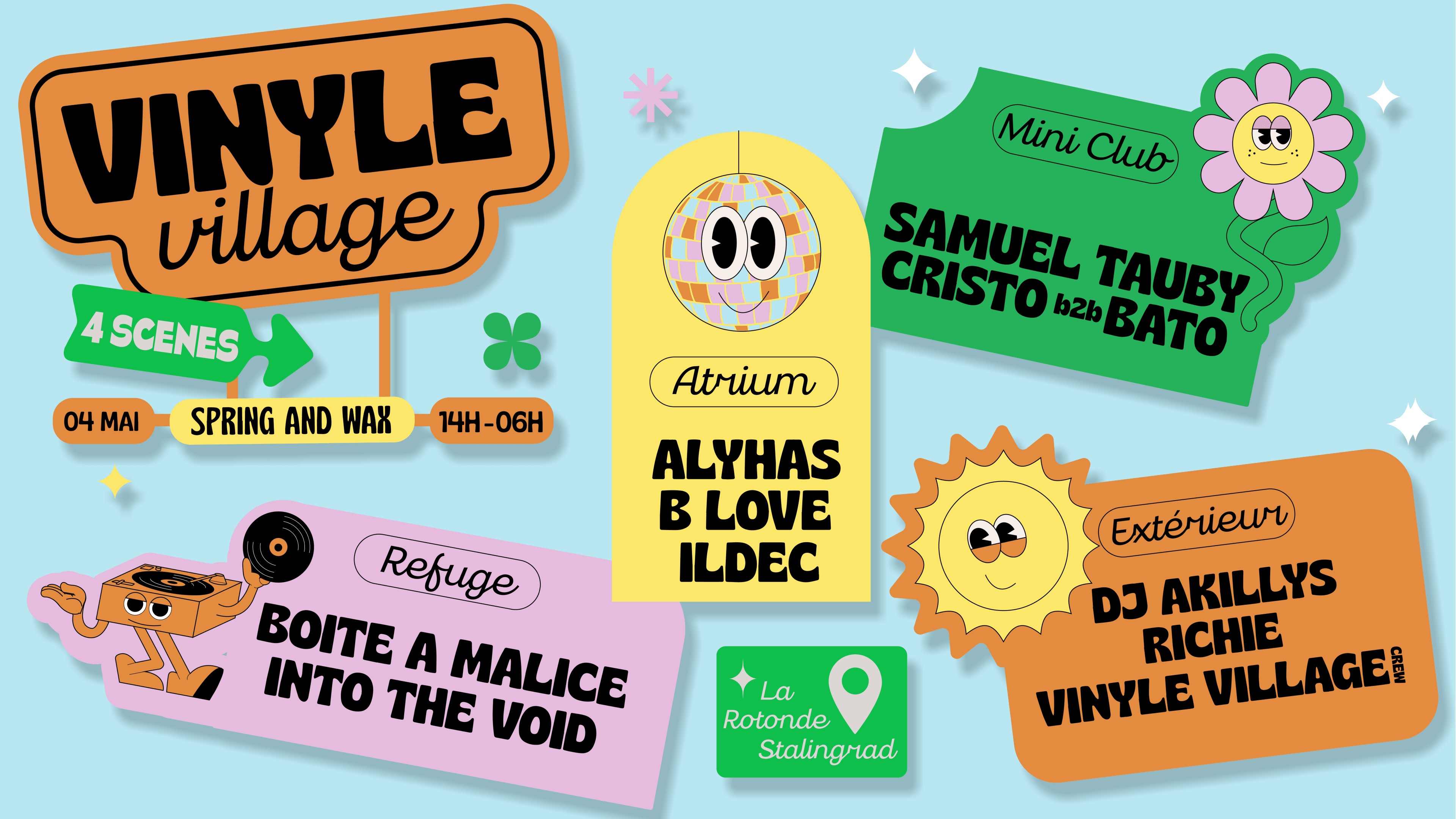Vinyle Village - Spring And Wax : Free All Day & Club Xxl