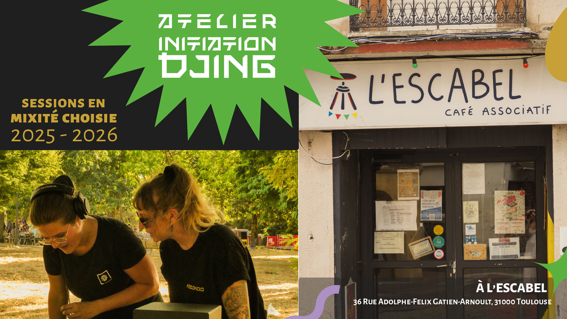 Atelier Découverte Du Djing - En Mixité Choisie (3 Juin)