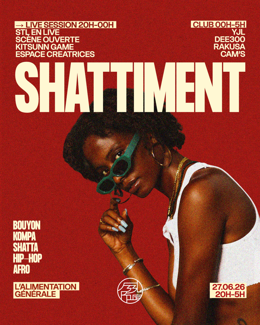 Shattiment : Live & Club