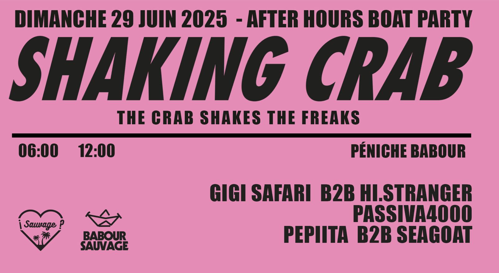 Shaking Crab  - The Crab Shakes The Freaks