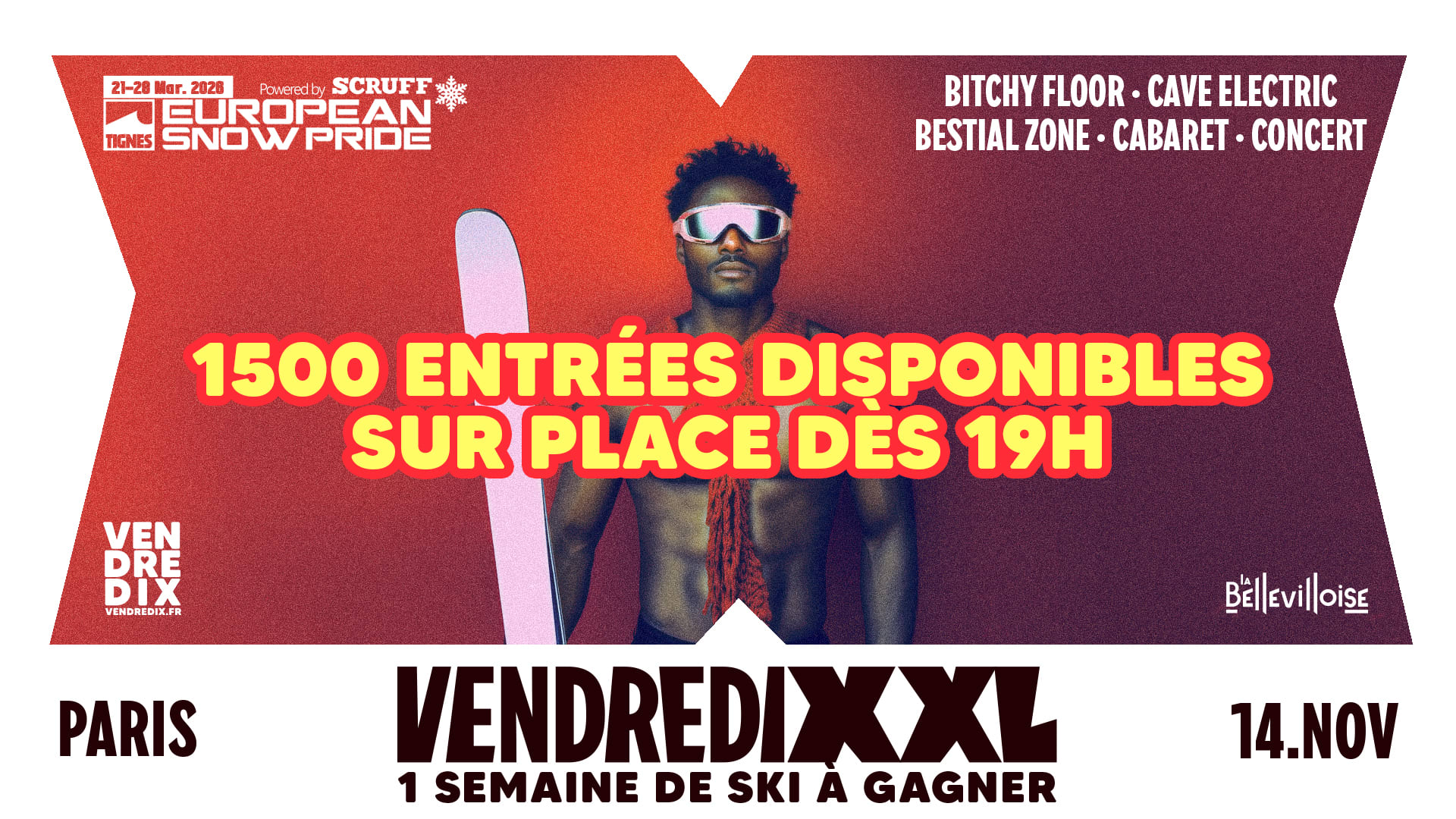 Vendredixxl European Snow Pride | 14.11.25