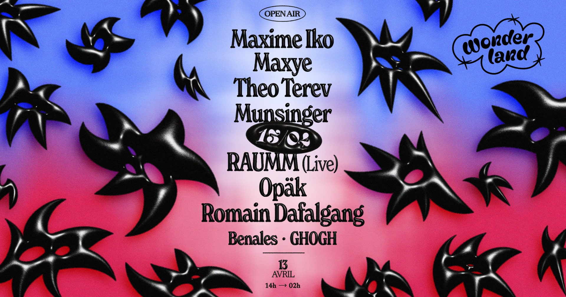 Wonderland Invite : Maxime Iko - Maxye - Theo Terev