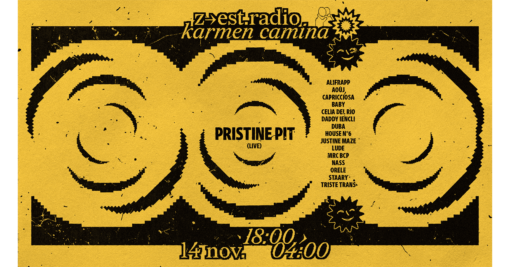 Z•Est X Karmen Camina [Pristine Pit + Résident•Es]